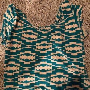 Cropped too with knot open back